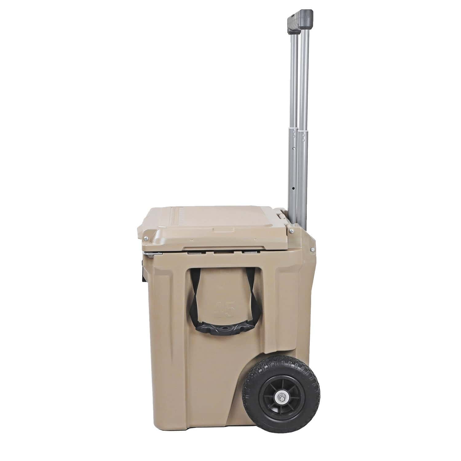 Xspec 45 Quart Towable Roto Molded Ice Chest Outdoor Camping Cooler with