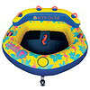 Body Glove Bayside 2 Person Yellow Water Skiing Inflatable Towable Tube