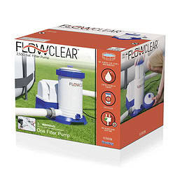 Bestway 58392E Flowclear 2500 GPH Above Ground Pool Water Filter Pump