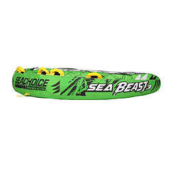 Seachoice 86931 Sea Beast Deck Tube, Reinforced Towing System, for 1 to 3 Riders Up to 510 Pounds, 75x62 inches