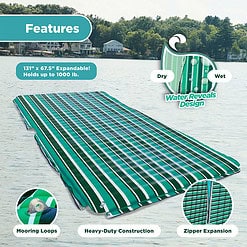 Aqua Leisure 11 Foot Inflatable and Supersized Floating Party Platform