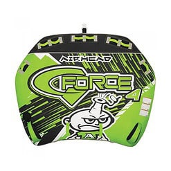 Airhead G-Force 4-Person Towable Boat Tube Float, Heavy-Duty Nylon, Green