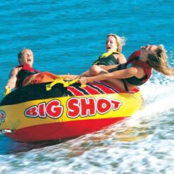 Airhead Big Shot Quadruple Rider Boat Lake Water Towable Open Top Tube | BS-1