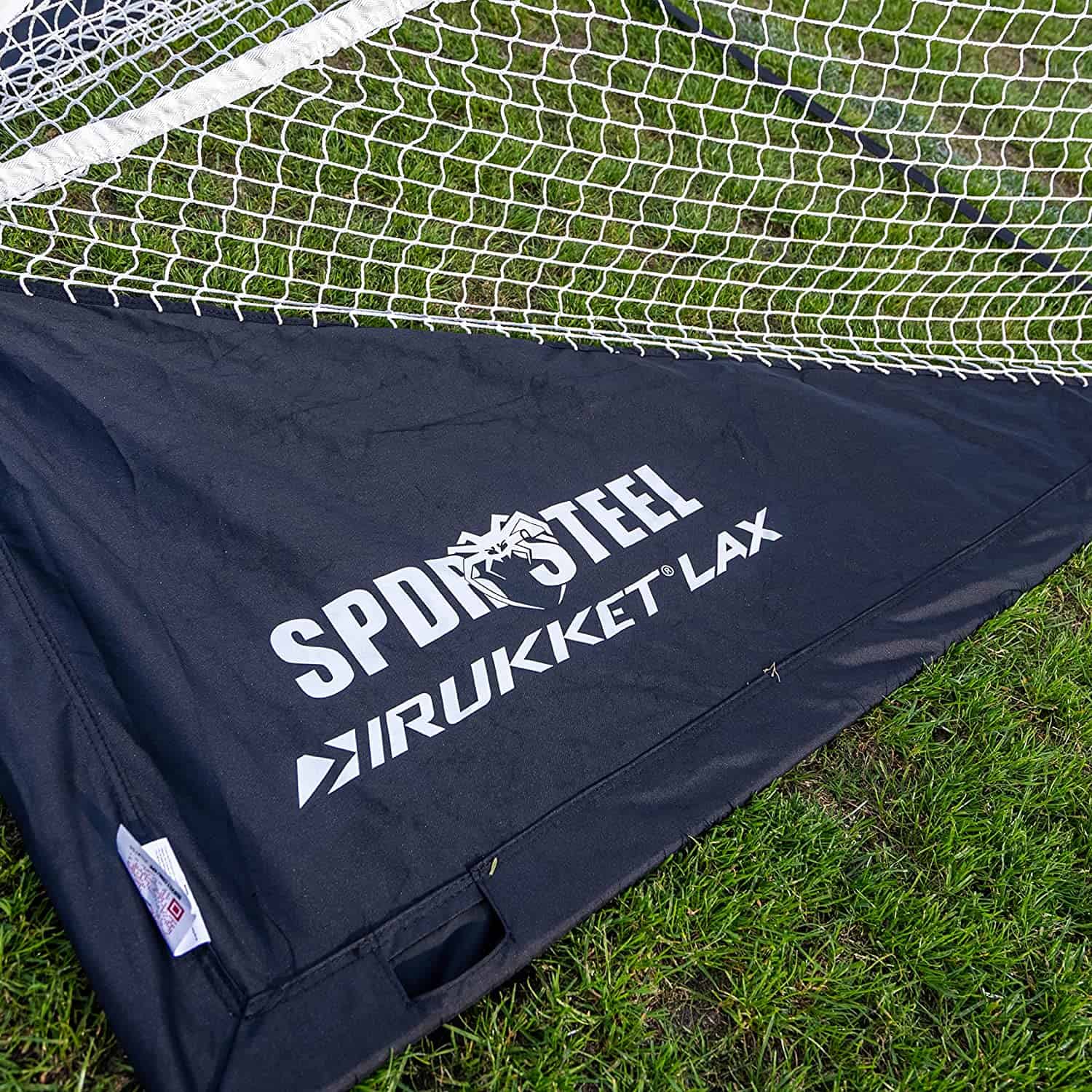 Rukket Sports SPDR Steel Portable Lacrosse Goal, Ultra Strong Pop up Lax Net (6ft x 6ft)