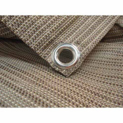 Camco 42811 7' x 15' RV Awning and Leisure Mat, Includes Canvas Tote Bag, Brown