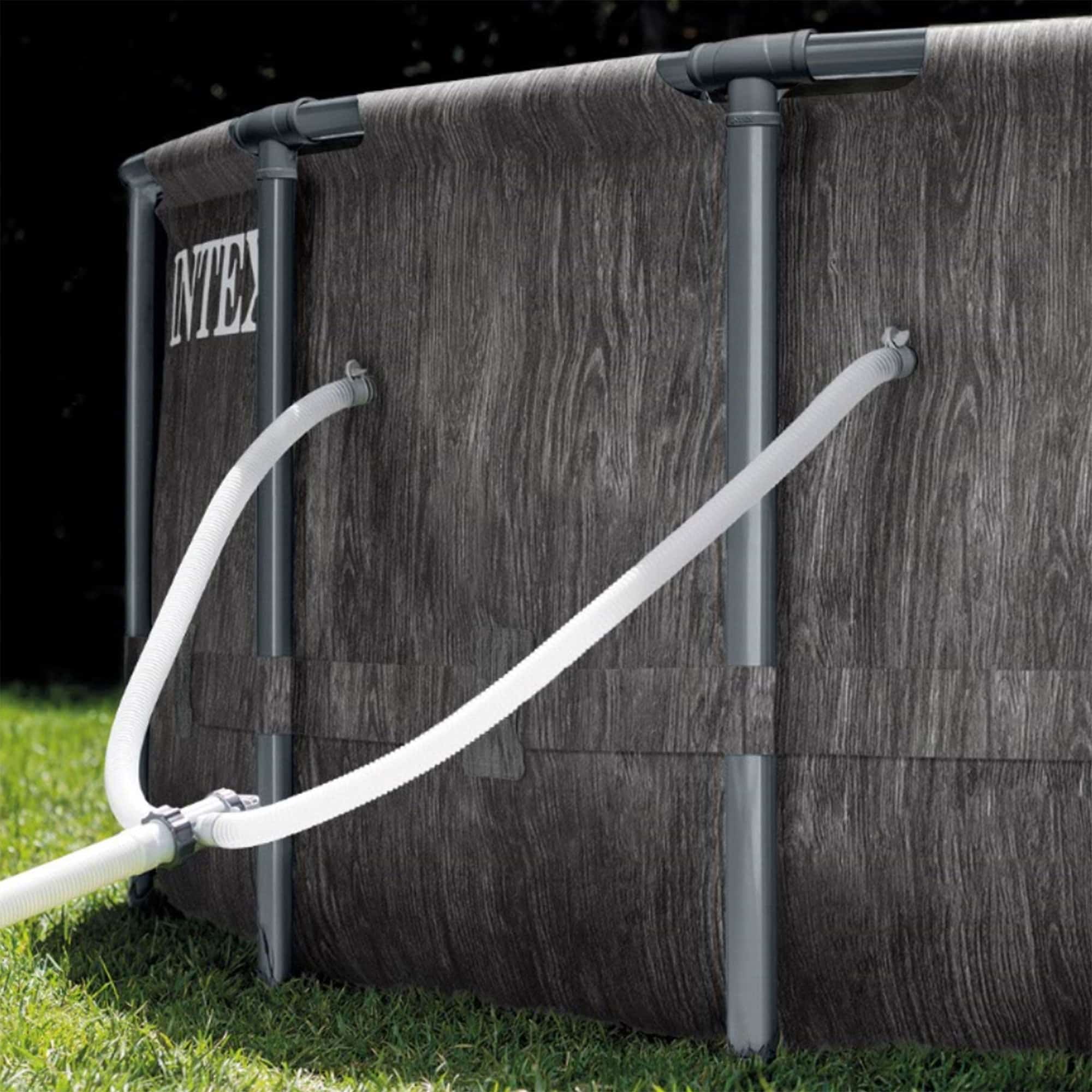 Intex Greywood Prism Frame 12'x30" Round Above Ground Swimming Pool