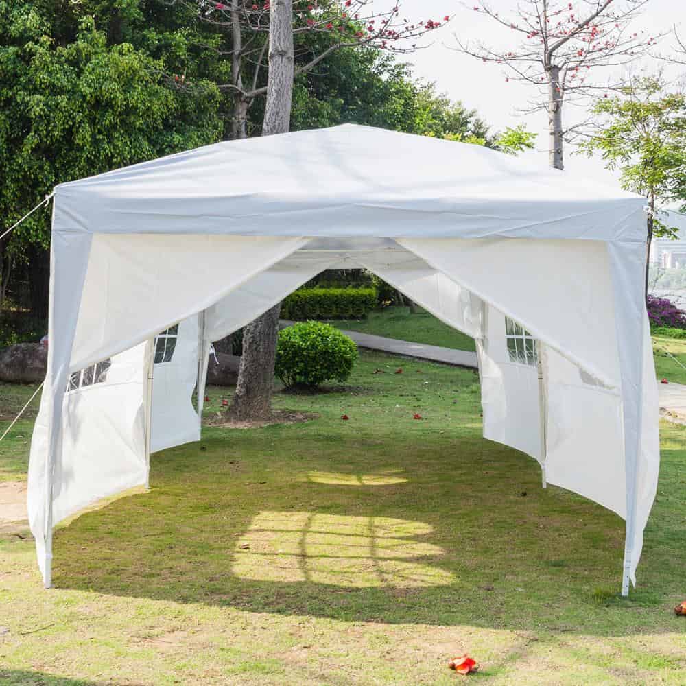 UBesGoo 10'x 20' Outdoor Ez Pop Up Party Tent Wedding Gazebo Canopy 6 Walls