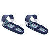 Aqua Leisure Inflatable Pool Lounger Float w Sunshade Canopy, Blue (2 Pack)
