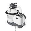 Intex 26645EG 12 inch Krystal Clear Sand Filter Pump, 2100 Gph Flow Rate with GFCI, 110-120 V