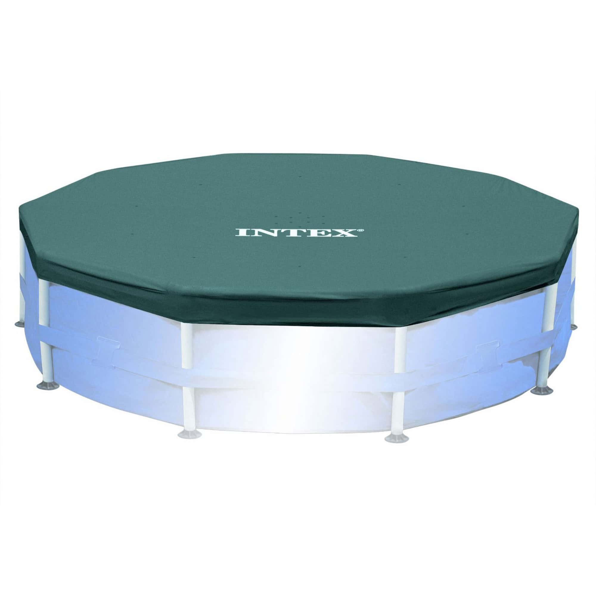 Intex Pool Kit w/ Intex 10 x 2.5-Ft Pool Set w/ Filter Pump w/ 10-Ft Pool Cover