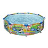 Bestway Steel Pro 9' x 26" Above Ground Round Outdoor Swimming Pool, Panda Print