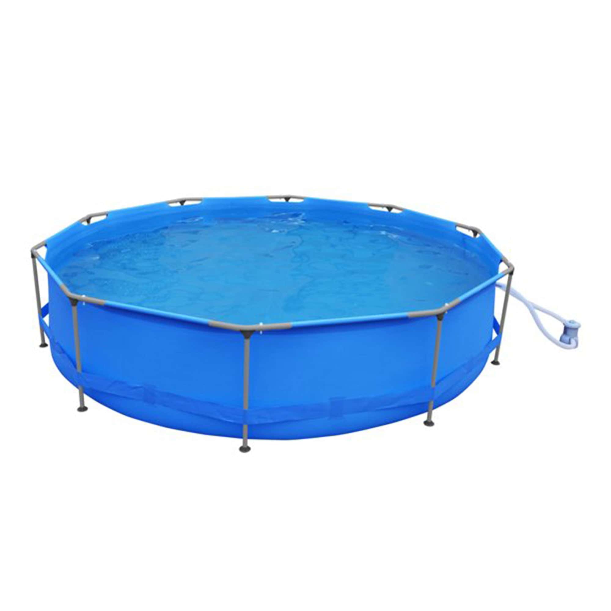 JLeisure Avenli 9ft x 30in 1,158gal Round Frame Easy Assembly Swimming Pool
