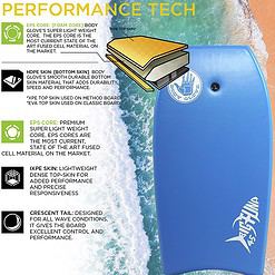 Body Glove Big Tuna 45 inch Large Bodyboard, Leash Included