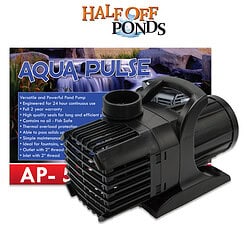 HALF OFF PONDS Aqua Pulse 5,200 GPH Submersible Pump for Ponds, Water Gardens, Pondless Waterfalls and Skimmers - AP-5200