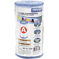 Intex 12 Ft x 30 Inches Metal Frame Set Above Ground Swimming Pool with Filter & Cover