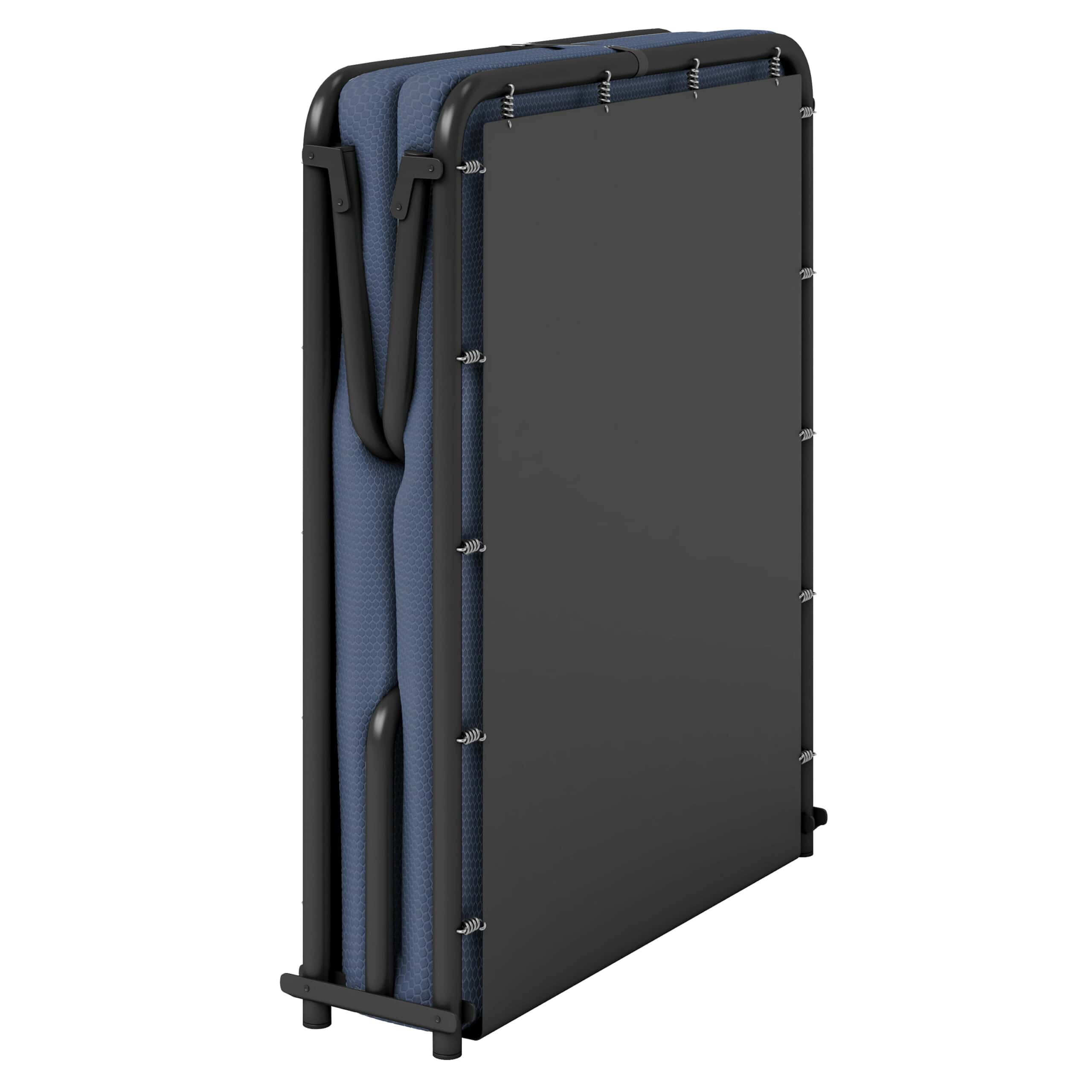 Henredon Folding Foldaway Guest Bed with Cooling Gel Lux Foam Mattress, Twin