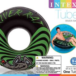 Intex 68209E River Rat Inflatable 48 Inch Lake Towable Floating Tube (16 Pack)