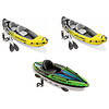 Intex 2-Person Inflatable Kayak w/ Oar & Pump 2 pack & 1-Person Inflatable Kayak