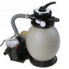 XtremepowerUS 2640 GPH Above Ground Pool Sand Filter Pump with Programmable Timer Swimming Pool Package
