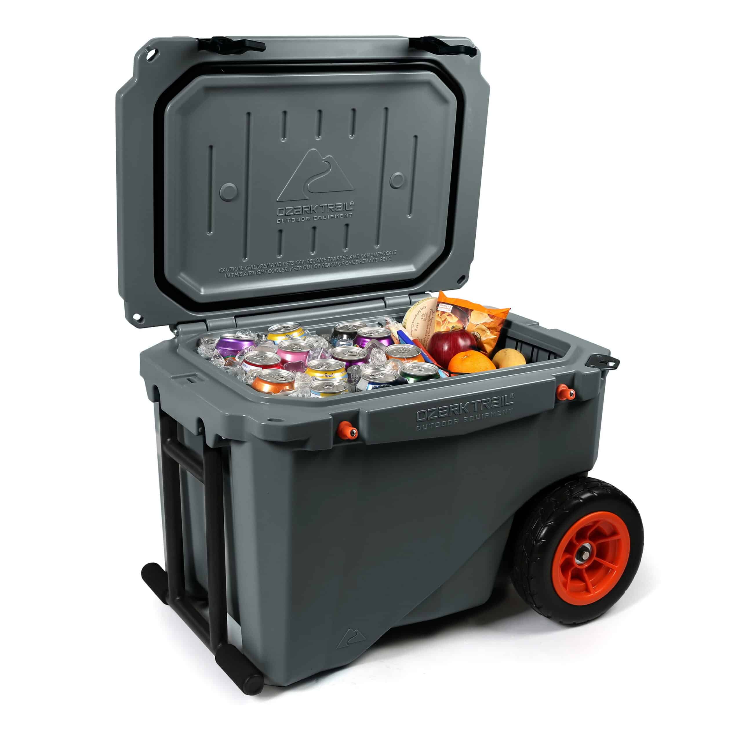 Ozark Trail 45 Quart Hard Sided Cooler, Charcoal Gray