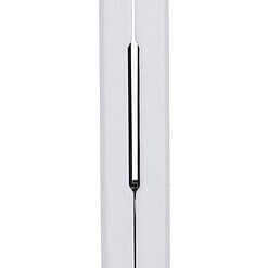 COSCO Deluxe 8 foot x 30 inch Fold-in-Half Blow Molded Folding Table, White