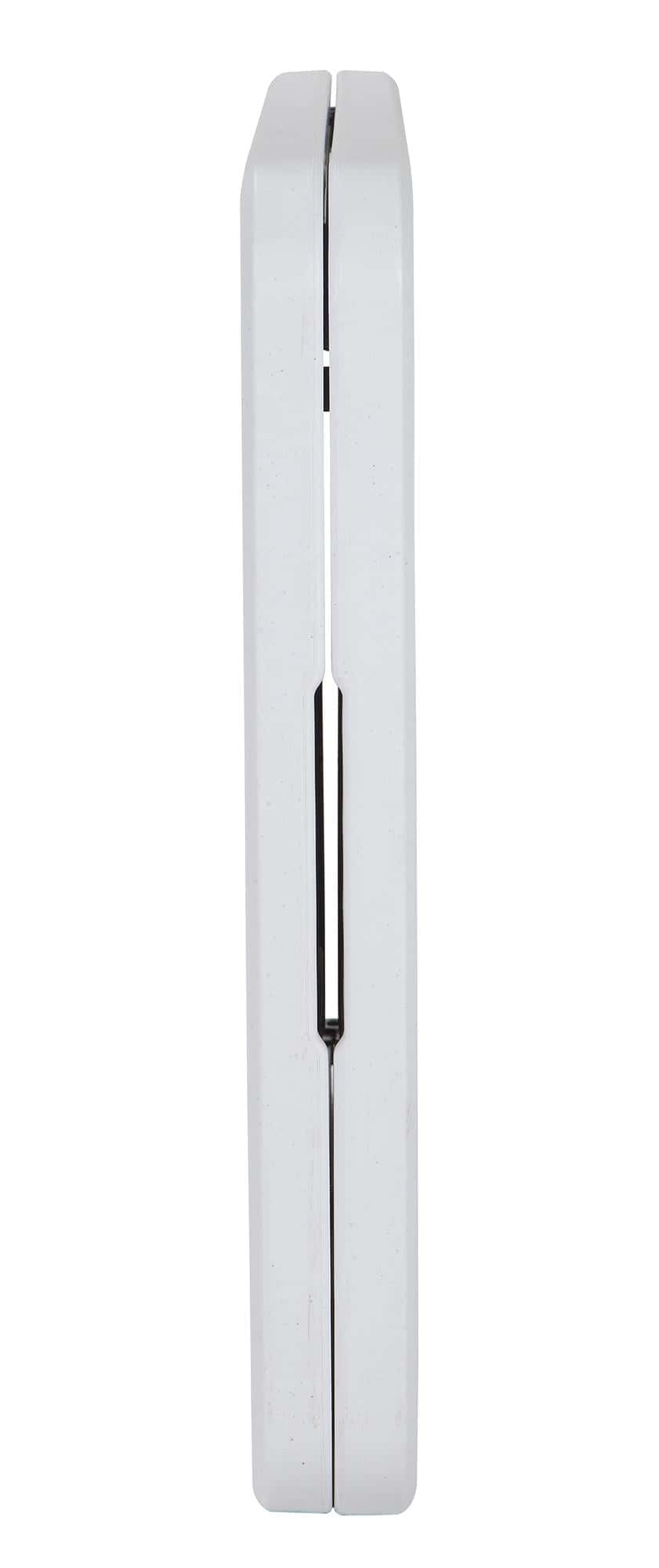 COSCO Deluxe 8 foot x 30 inch Fold-in-Half Blow Molded Folding Table, White