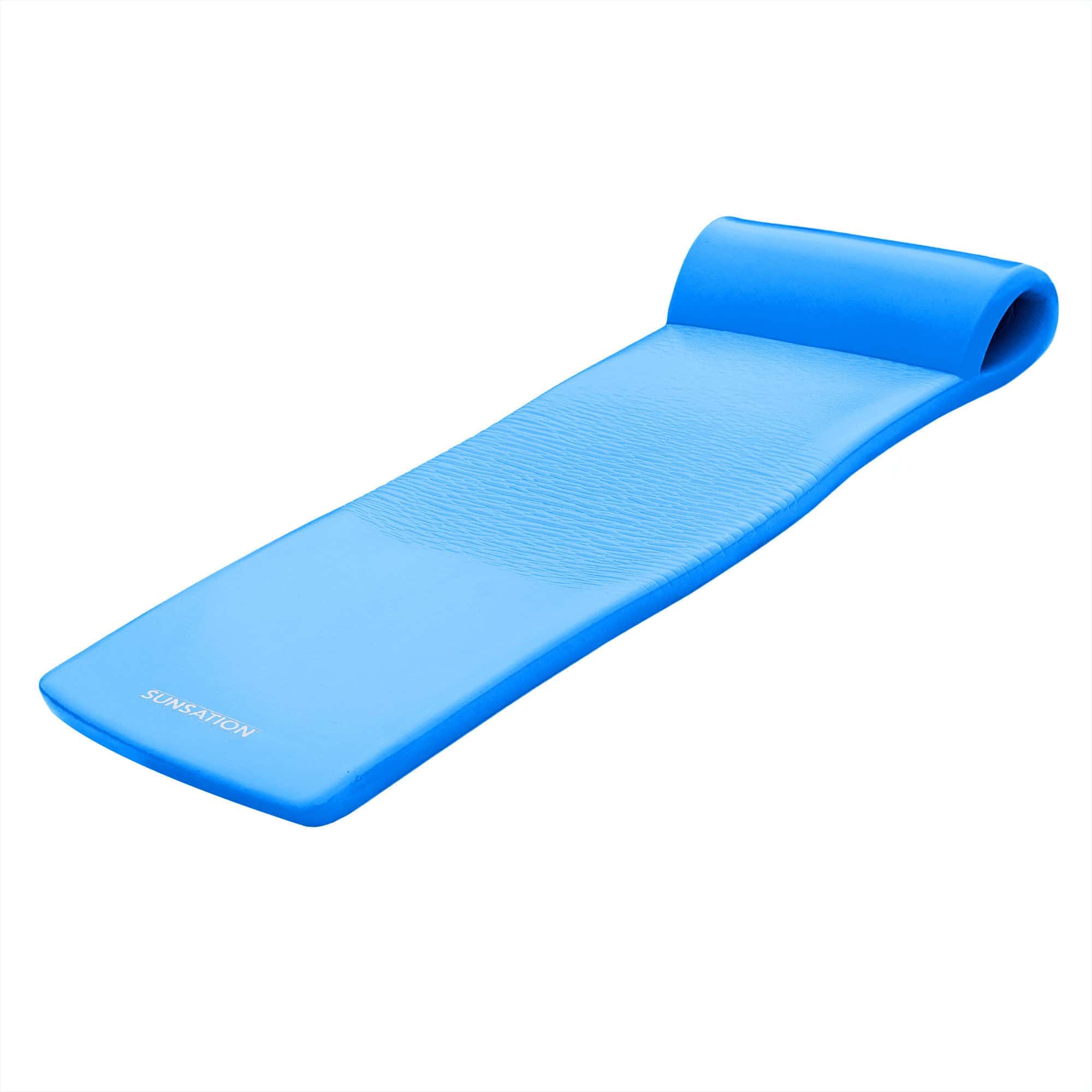TRC Recreation Sunsation 1.75" Thick Foam Pool Lounge Float, Bahama Blue