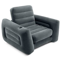 Intex Inflatable Pull Out Sofa Chair Sleeper w/ Twin Sized Air Mattress (3 Pack)