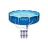 Intex 12ft x 30in Metal Frame Round Swimming Pool Set 530 GPH Pump & 6 A Filters
