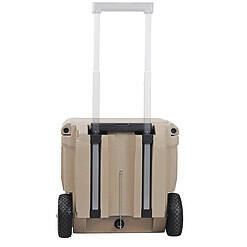 Xspec 45 Quart Towable Roto Molded Ice Chest Outdoor Camping Cooler with