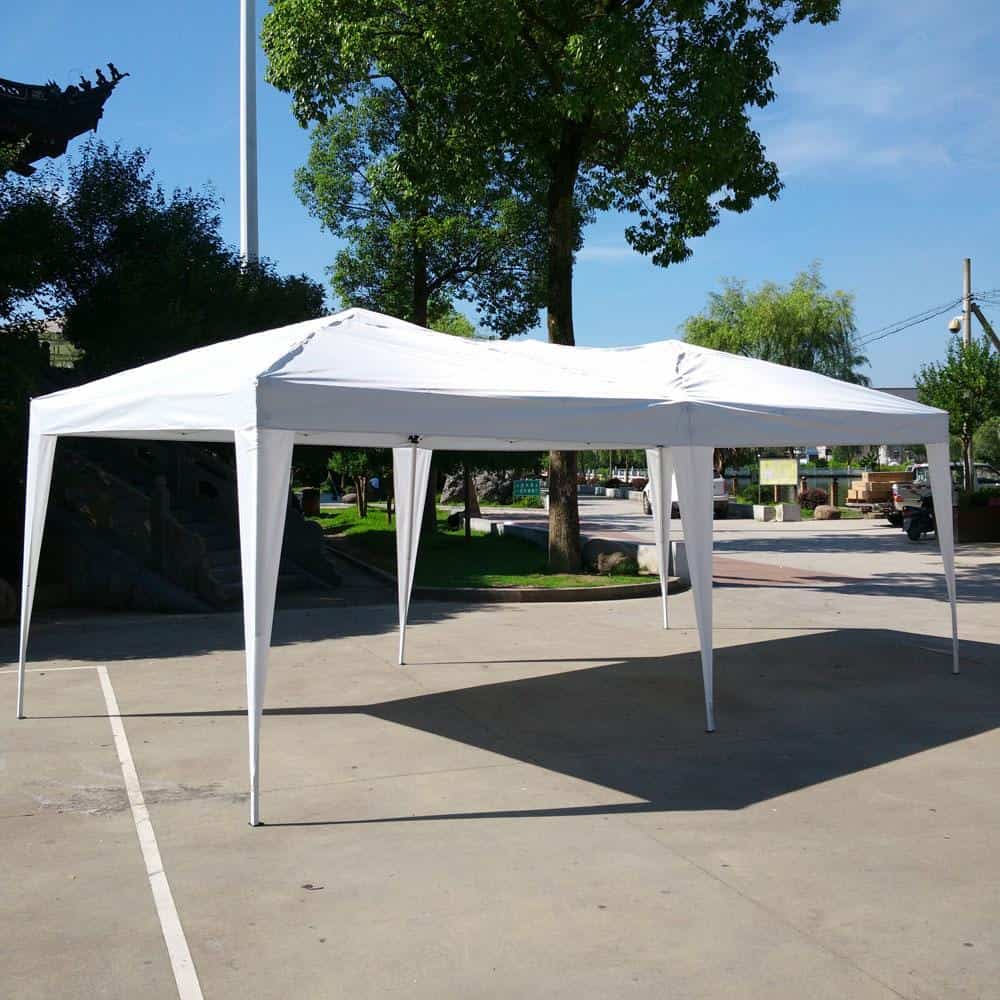 UBesGoo 10'x 20' Outdoor Ez Pop Up Party Tent Wedding Gazebo Canopy 6 Walls
