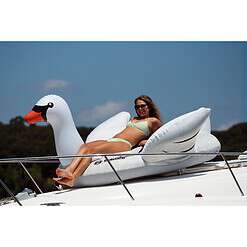Solstice Swan Waterskiing Towable Inflatable Raft, 1-2 Persons