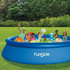 Funsicle 15ft x 36in Round QuickSet Above Ground Pool with Cartridge Filter Pump, Age 6 & up