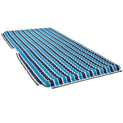 Aqua Supersized Plank Inflatable Floating Raft with Hand Pump, Blue