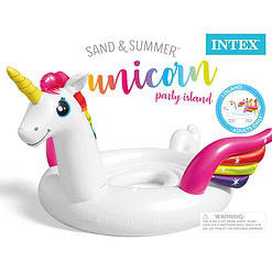 Intex 57296EP 14ft x 9ft Giant Inflatable Unicorn Pool Lake Party Island Float