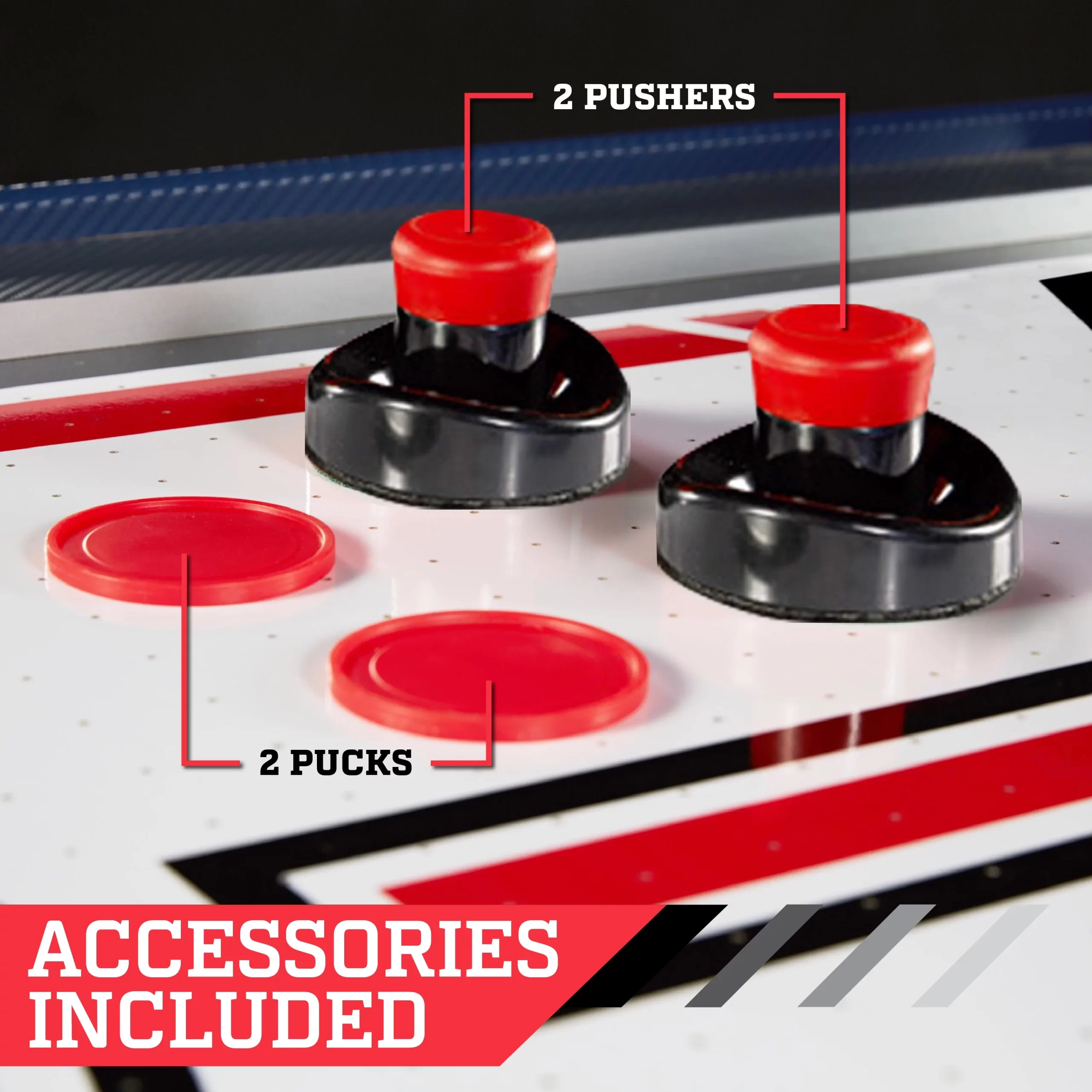 ESPN Air Powered Hockey Table with Overhead Electronic Scorer, 60" x 32" x 32"