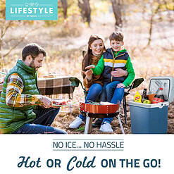 Lifestyle Electric Cooler & Portable Food Warmer for Car, 34-Qt Capacity