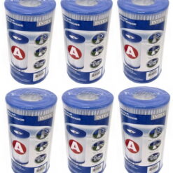 Intex 12ft x 30in Metal Frame Round Swimming Pool Set 530 GPH Pump & 6 A Filters