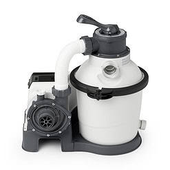 Intex 26645EG 12 inch Krystal Clear Sand Filter Pump, 2100 Gph Flow Rate with GFCI, 110-120 V