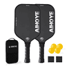 Aihoye PRO Pickleball Paddles- Raw T700 Carbon Fiber Textured Surface (CFS) with High Grit & Spin
