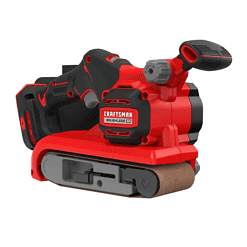 CRAFTSMAN 20-Volt Brushless Cordless Variable Speed Belt Sander with Dust Management