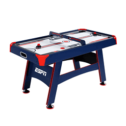 ESPN Air Powered Hockey Table with Overhead Electronic Scorer, 60" x 32" x 32"