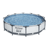 Bestway Steel Pro MAX 12'x30" Round Above Ground Outdoor Swimming Pool with Pump