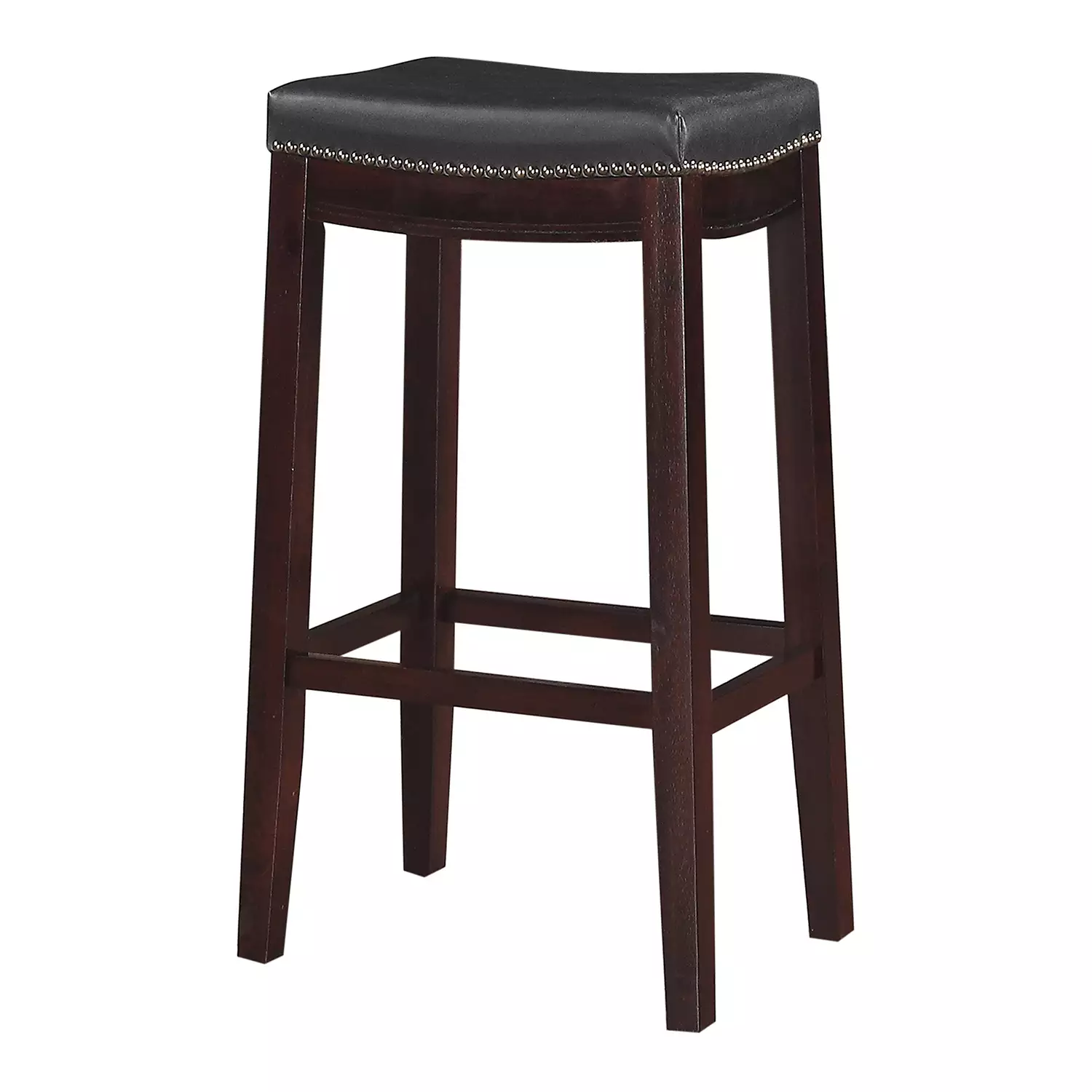 Linon Allure Bar Stool - Black