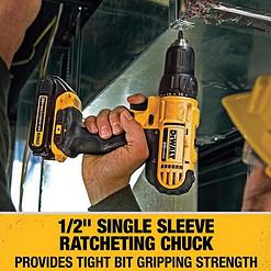 DeWalt DCK241C2 20V MAX Cordless Brushed 2 Tool Compact Drill and Impact Driver Kit