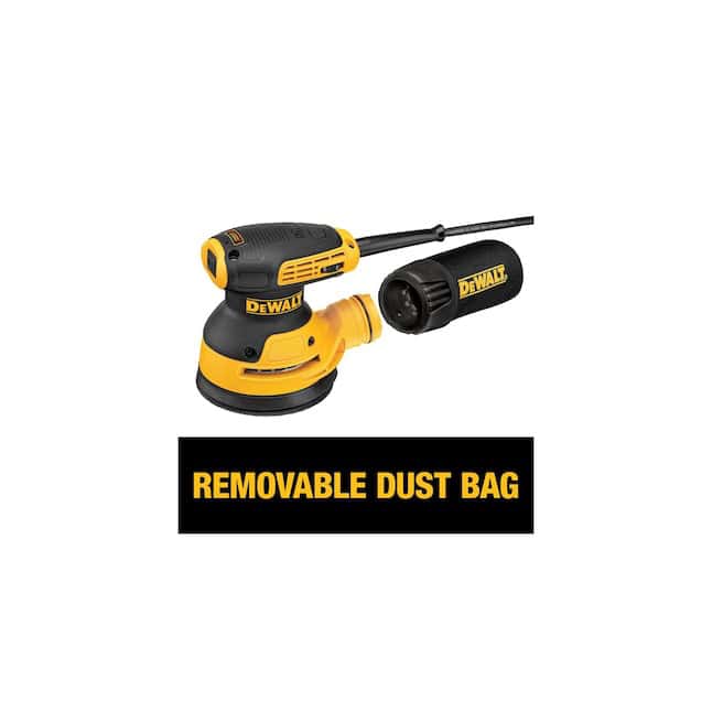 DEWALT Power Sanders DWE6423 3-Amp Corded Orbital Sander with Dust Management