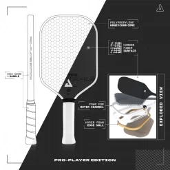 JOOLA Perseus MOD TA-15 16mm Pickleball Paddle