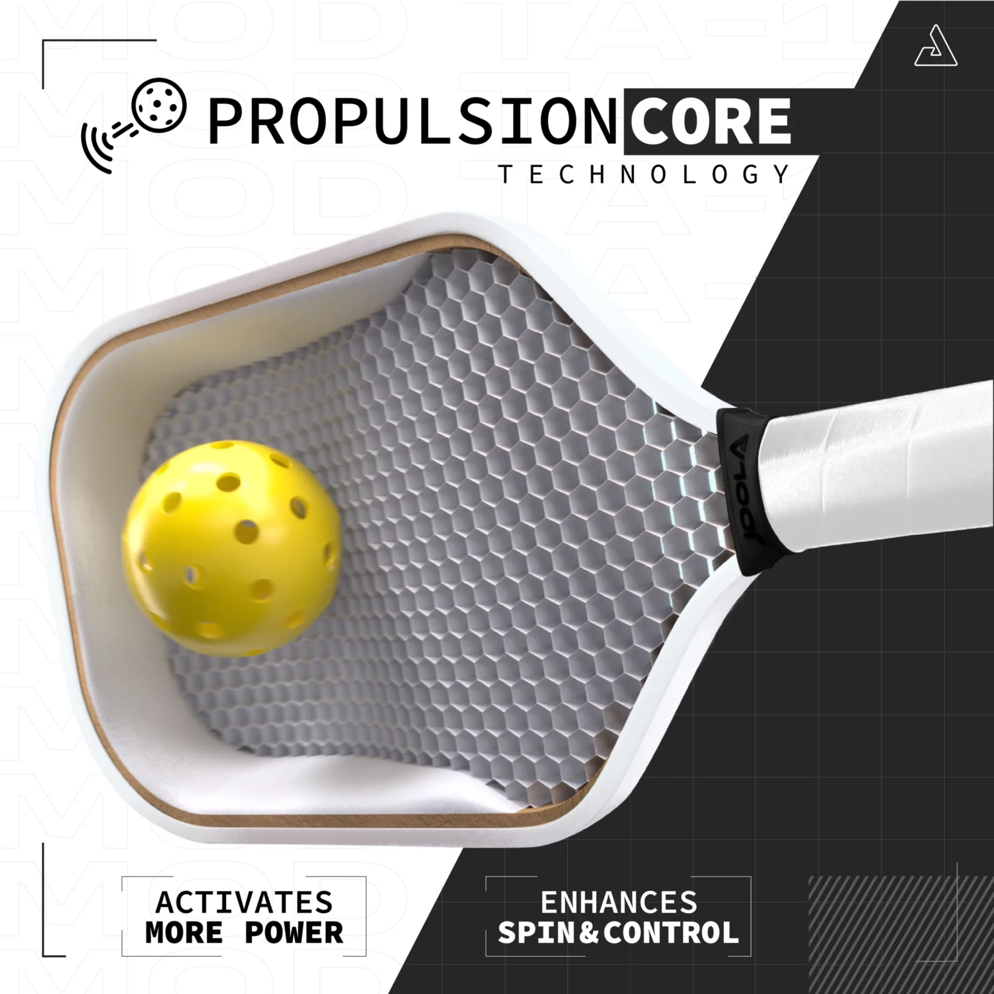 JOOLA Perseus MOD TA-15 16mm Pickleball Paddle