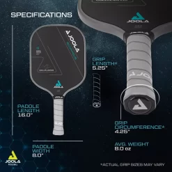 JOOLA Collin Johns Scorpeus CFS 16mm Pickleball Paddle