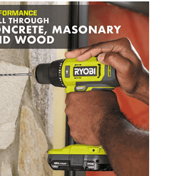 RYOBI PCL220B ONE+ 18V Cordless 1/2 in. Hammer Drill (Tool Only)